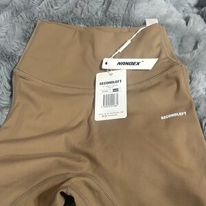 Secondleft Tan High-Waisted Leggings